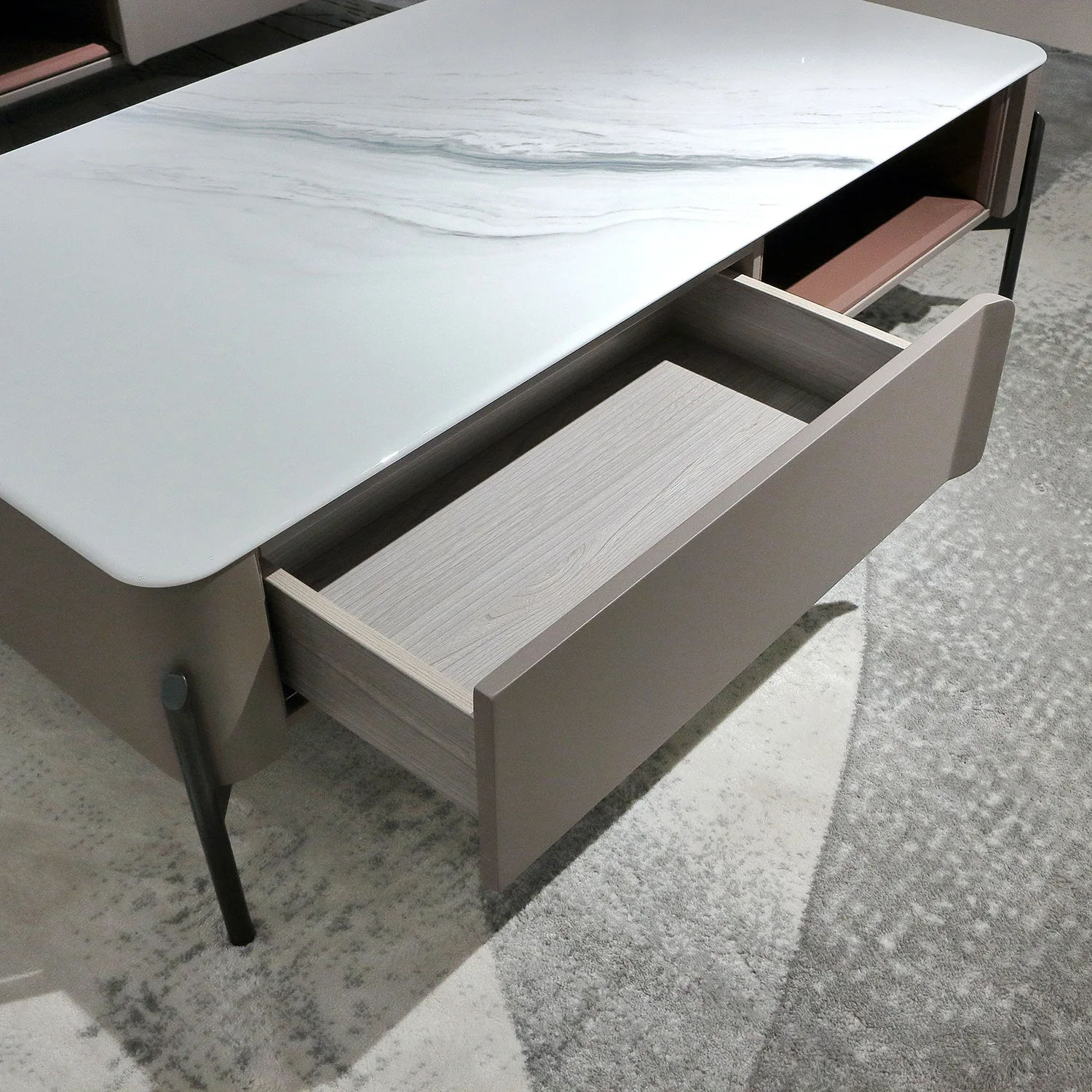 Cross-border 2025 new modern light luxury simple coffee table
