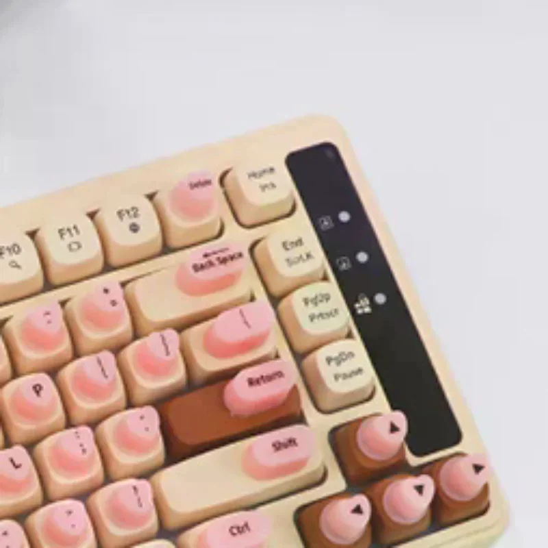 70/21pc Silicone Raised Adhesive Keyboard Stickers For Long Nail Art Keyboard Bubbles Self-for Long Nails Silicone Typing Keycap