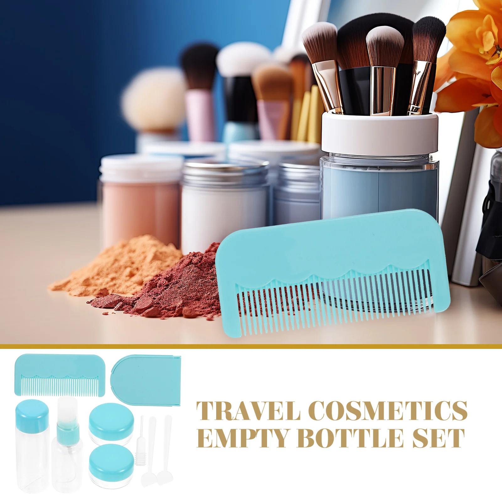 

10 in 1 Travel Bottles Set Refillable Portable Silicone Travel Containers for Shampoo Lotion Soap Leakproof Toiletries Solution
