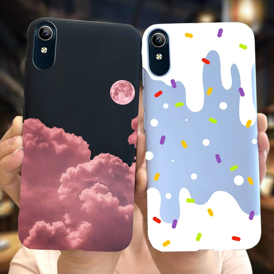 For Vivo Y1s 2020 Case 1929 Back Cover Soft Silicone Fashion Painted Phone Case For Vivo Y90 Y91C 1823 1820 Funda VivoY1S Bumper