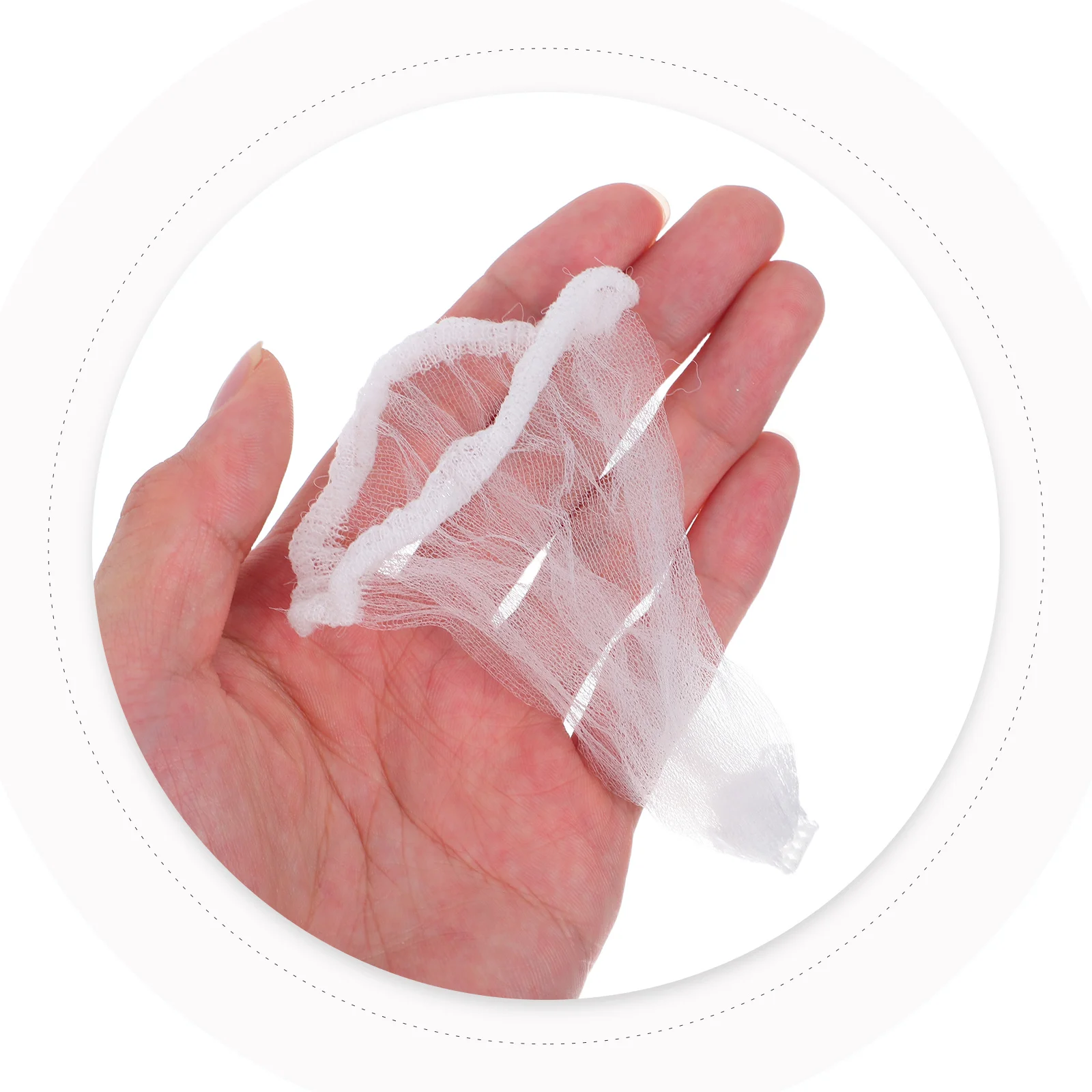 100Pcs Kitchen Sink Filter Bags Elastic Mesh Garbage Drain Strainer Nets Disposable Anti-Clogging Waste Catcher Bags