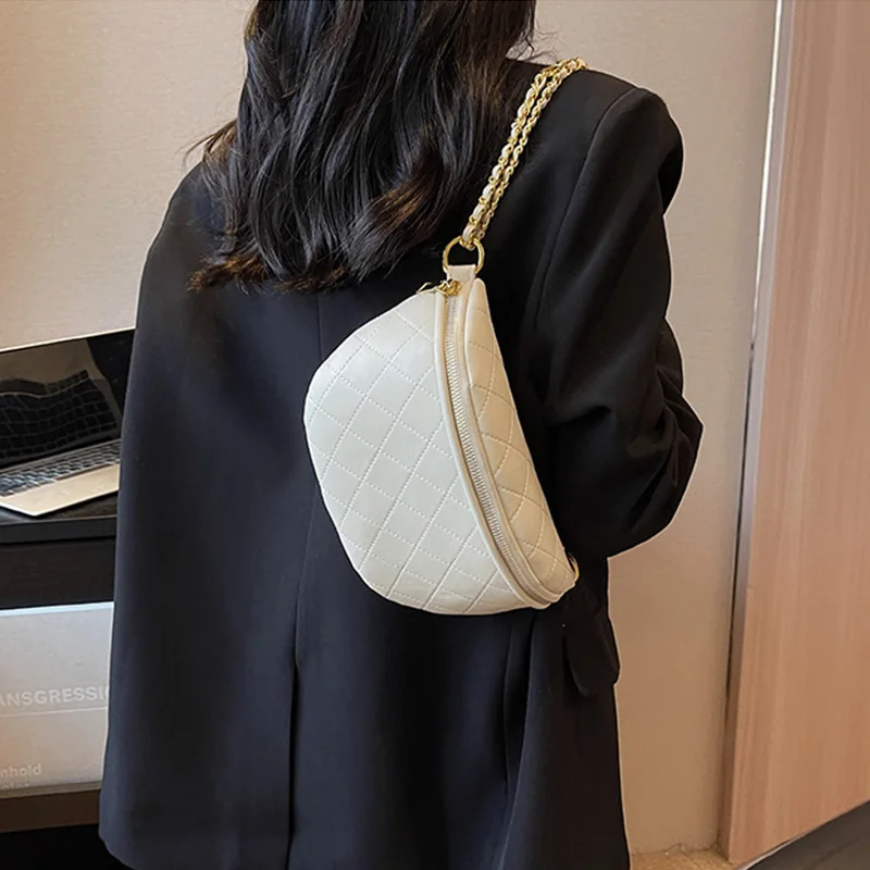 fashion Brand Women Chest Bag PU Leather Embroidery Waist Bag Phone Pack Leisure Fanny pack Designer Lady shoulder Crossbody Bag