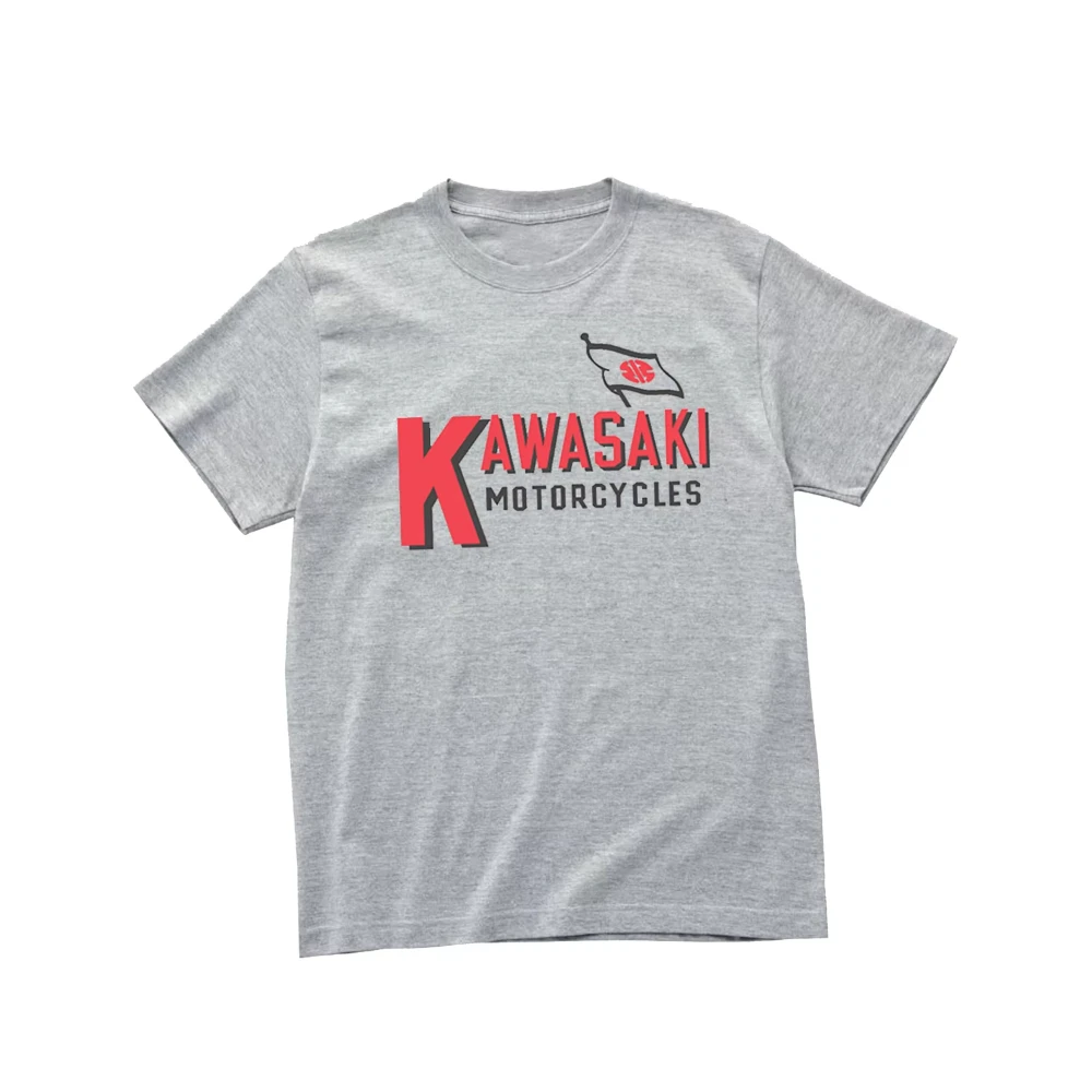 

Vintage Kawasaki Ringer T-Shirt Newest Outdoor Cycling Summer Classic Tee Adults Loose Exercise Off-road Motorcycle Jersey 2025
