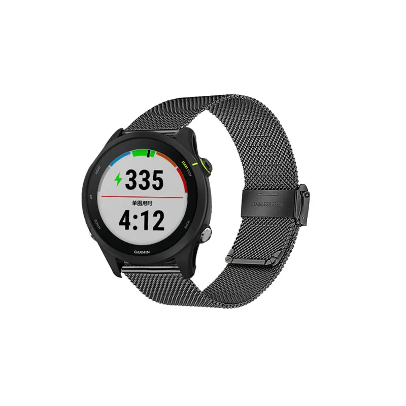 18mm 20mm 22mm bracciale per Garmin Forerunner 255S 955 745 Vivoactive 3 3S 4 4S cinturino per orologio cinturino sportivo Venu 2 Plus SQ Band