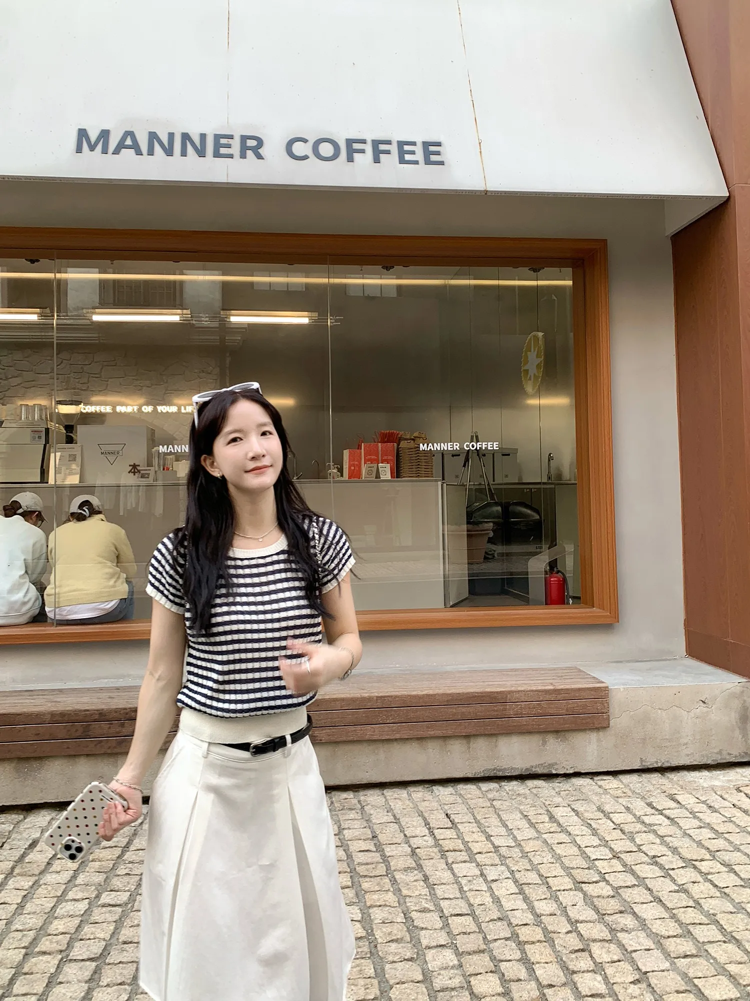 

Женский трикотажный топ XierZ в корейском стиле с коротким рукавом, приталенный, укороченный, для повседневной носки, из мягкой ткани, с круглым вырезом, в полоску