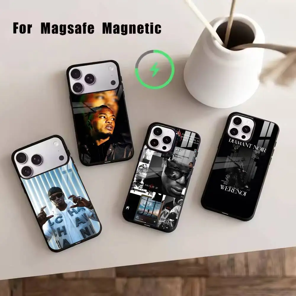 

Werenoi DN-Diamant Noir Phone Case For iPhone17,16,15,14,13,12,11 Plus,Pro Magnetic with Magsafe Wireless Charging