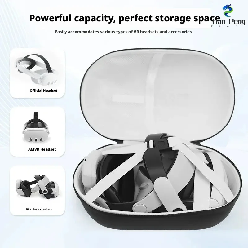 Premium Exquisite Hard‑shell Storage Case for Meta Quest3/Quest2/PICO4/4‑Pro/4‑Ultra Tidy Large‑capacity Shockproof Carry Bag