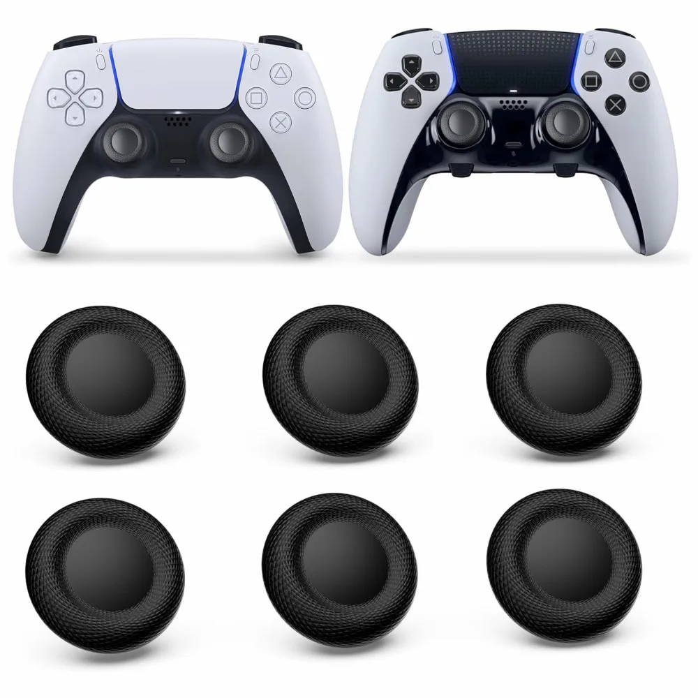 Thumb Grip Set Joystick Cap Compatible With PS5/PS4 Controller Anti-Slip Anti-Scratch Analog Stick Cap