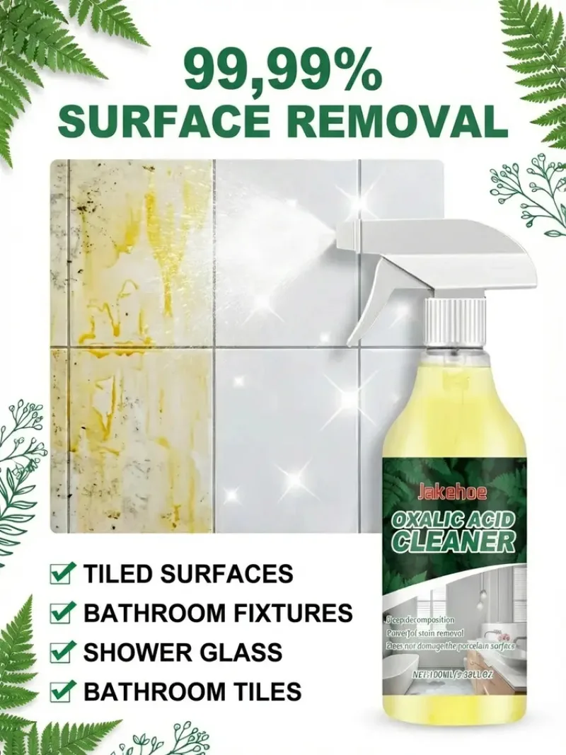 Home Powerful Stain Remover Detergent, Multi-Surface Tile Cleaner for Household Deep Cleaning and Stain Removal