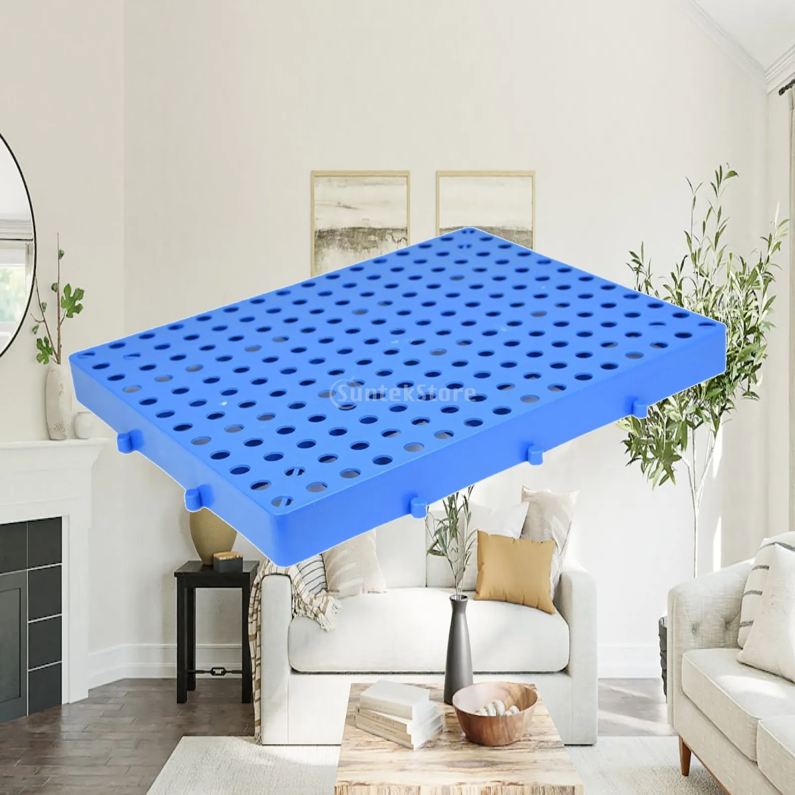 Storage Pad Easy Stack Interlocking Ventilation Waterproof Floor Pallet Multifunctional Platform for Industrial Supermarket