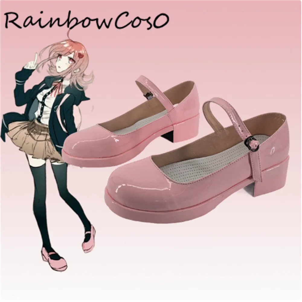 Nanami Chiaki Danganronpa Cosplay Shoes Boots Game Anime Party Halloween RainbowCos0 W5005