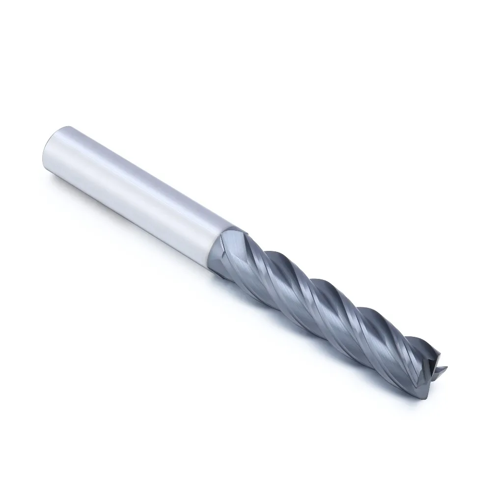 

4 Flutes Long Shank Square End Mill Cutter - High Performance Milling Cutter for Stainless Steel (Pack of 5)