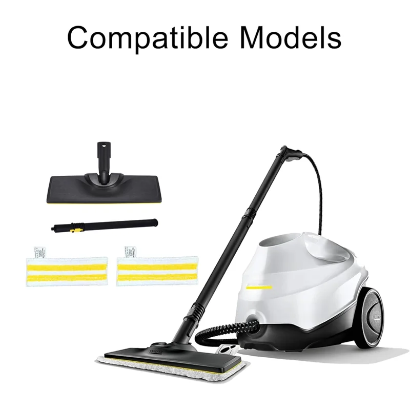 B89B-الطابق فرشاة رئيس الطابق القماش مع تمديد قضيب مجموعات Forkarcher SC1 SC2 SC3 SC4 SC5 أجزاء منظف البخار