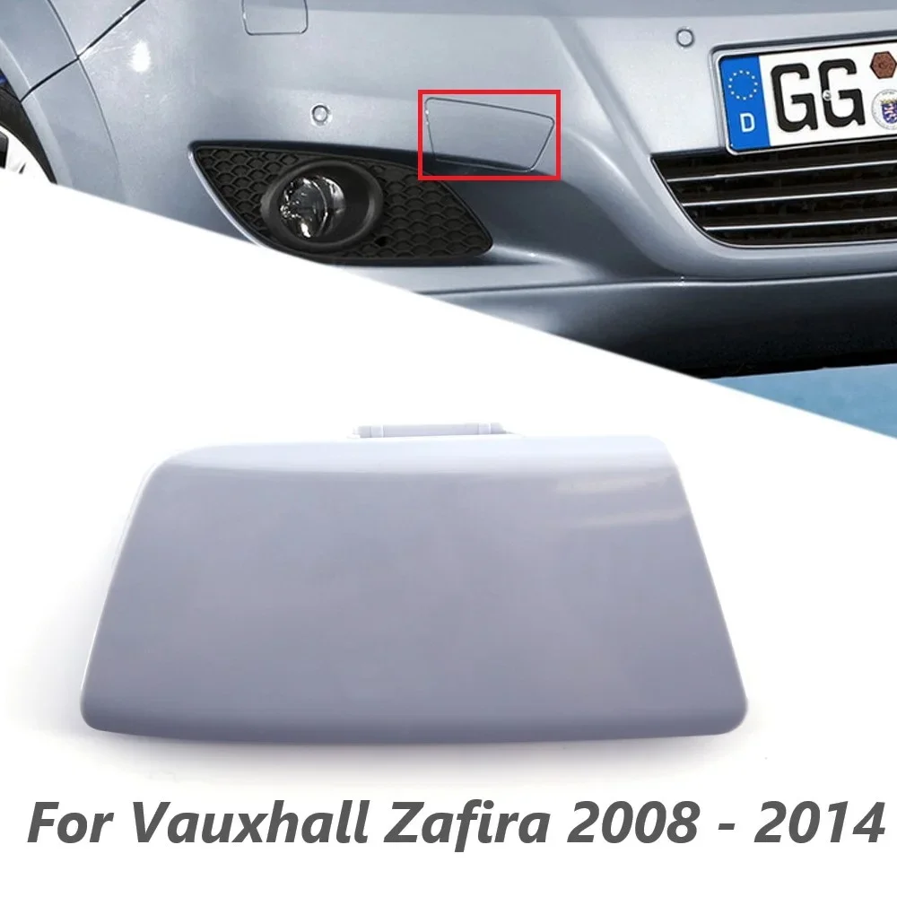 Tampa da capa do olhal de reboque do para-choque dianteiro, compatível com Vauxhall Zafira B 2008 - 2014, acessórios para carro 1405238, sem pintura