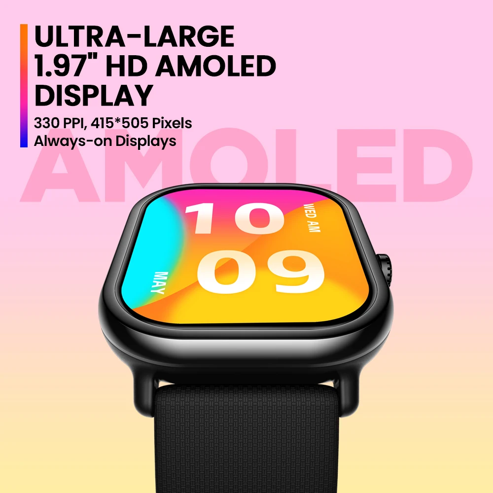Original Zeblaze GTS 3 Pro Smartwatch 1.97" AMOLED HD Display HiFi Voice Calling SpO2 Health Monitor Sport Smart Watch Men Women - Image 2
