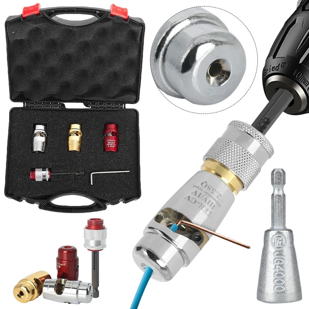 Electric Wire Stripper Tool Wire Stripping and Twisting Tool Portable Wire Twister Cable Quick Stripping and Connector for Drill