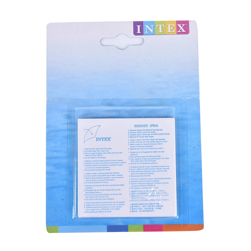 INaler- Patch PVC pour matelas gonflable, jouets pour bateau, piscine, autocollants spéciaux, 7x7cm, original, nouveau, 6 paquets