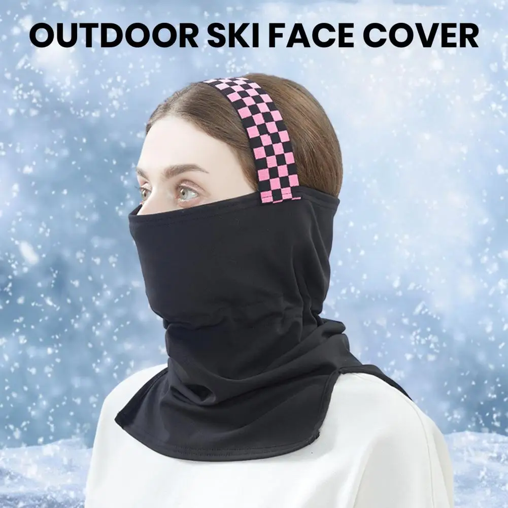 Adjustable Tightness Face Guard Super Soft Windproof Cycling Face Guard Balaclava Cold Weather Neck Protector for Winter Warmth