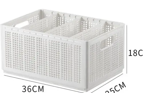 Foldable Clothes Storage Box for Wardrobe Closet, Underwear Organizer Drawer Dividers, Space-Saving Jeans Container - Image 13