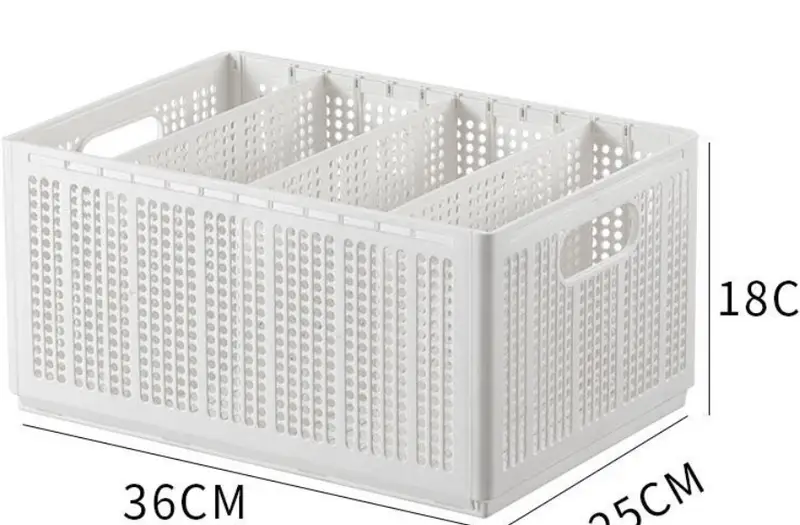 Foldable Clothes Storage Box for Wardrobe Closet, Underwear Organizer Drawer Dividers, Space-Saving Jeans Container - Image 13