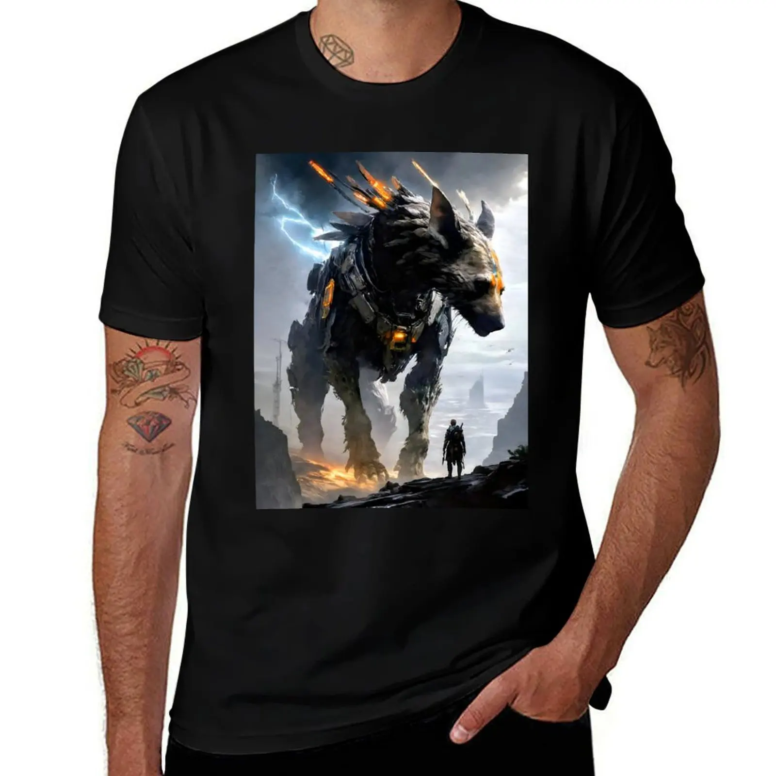 Camiseta The Stranded Guardian, cosas baratas, camisetas de talla grande, camisetas de fútbol, sudaderas, hombres