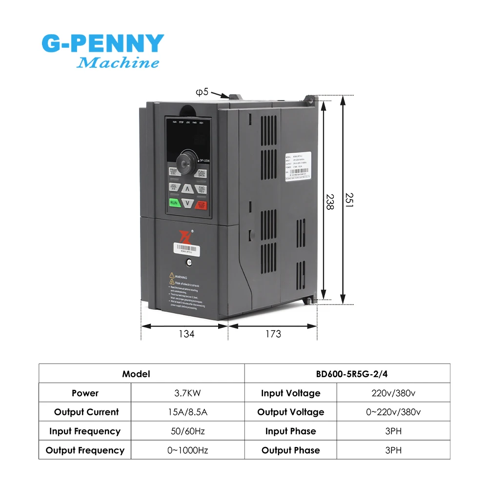 G-PENNY 3.2kw مجموعة المغزل المبرد بالماء رصاصة نوع مقاوم للماء 4 قطع محامل كروية سيراميك وBD600 العاكس وقوس والمضخة