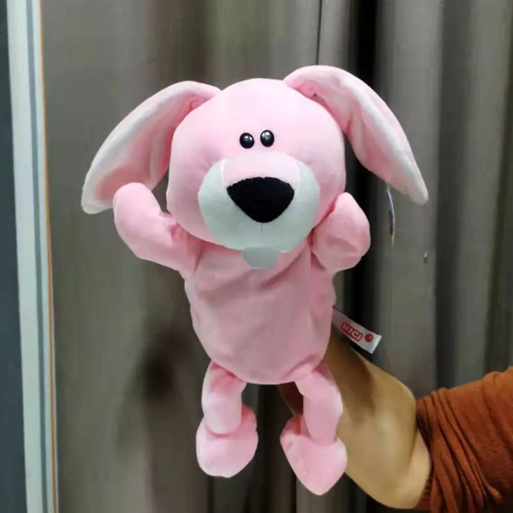 Interactieve rekwisieten Ouder-kind kattenpoppen Konijn Kleuterschool Verhaal rekwisieten Dierenhandpop Kinderpoppen Pluche handpop