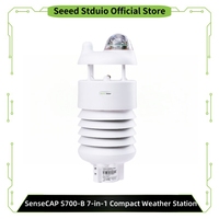 SenseCAP S700-B 7-in-1 Compact Weather Station with Solar Radiation Shield,Temp,Humidity,Rain,Wind,Pressure,Ultrasonic& Optical
