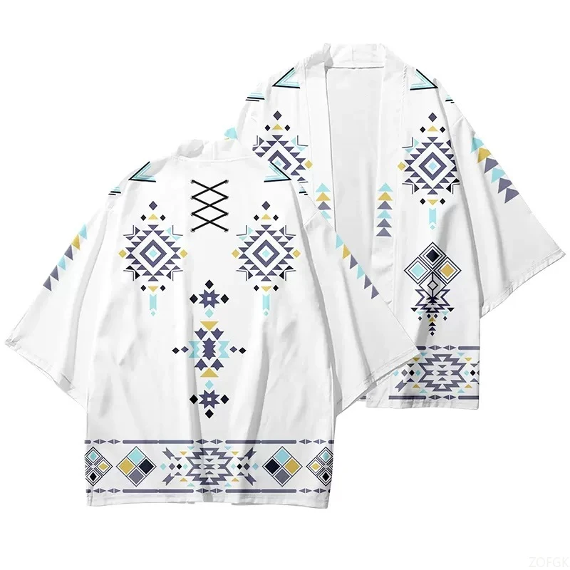 سترة فاينل فانتسي XIV Wafuku كيمونو ثلاثية الأبعاد مطبوعة للجنسين سترة يوكاتا ملابس رياضية بيجامة للهالوين #5