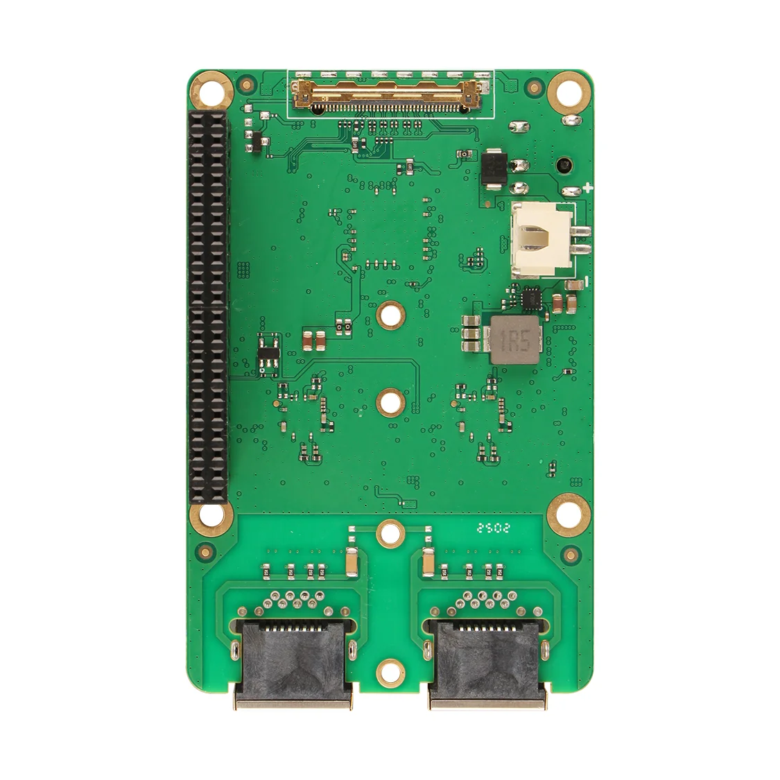 NYRadxa Dual 2.5G Router HAT, Doppia Ethernet 2.5G, SSD NVMe, PCIe FPC, Progettato per Radxa SBC e Raspberry Pi 5