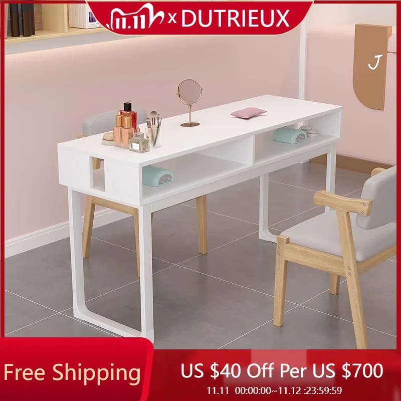 

Drawer Organizer Manicure Table Reception Nordic Professionals Cleaning Nail Desk Workstation Wooden Nageltisch Salon Furniture