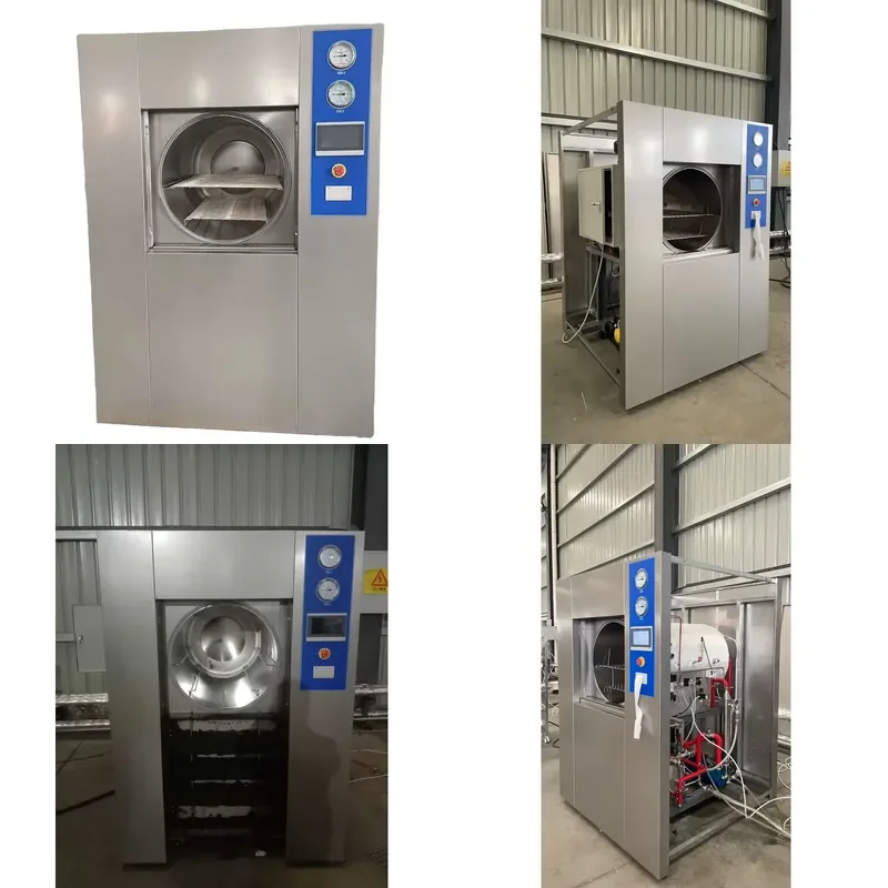 26 VST.C-0.3 Pulse Vacuum Steam Equipment with Automatic Lift Door& Cylindrical Chamber