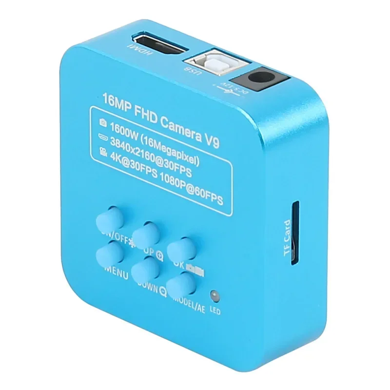 16MP 1080P 2K 4K HD Microscopio Industriale Fotocamera TF Videocamera Elettronica Digitale HDMI USB Compatibile Per Il Telefono CPU PCB riparazione