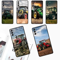 Farm Vehicle Tractor Case For Samsung Galaxy S24 Ultra S23 S22 S21 Plus S20 FE S8 S9 S10 Note 10 20 Ultra Cover
