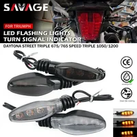 Luz LED de intermitente para Trident 660 Daytona Street Triple 675 765 velocidades Triple 1050 velocidades Twin 1200 lámpara intermitente para motocicleta