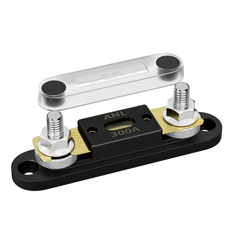 

300 Amp Fuse Block With 300A Fuse For Truck Automotive Marine Bolt-On Fuse Automotive Fuse Holders