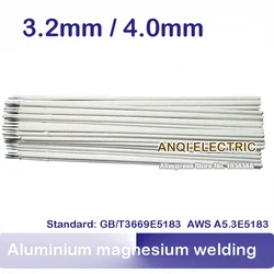 aluminum magnesium welding rod electrode arc stick welding AL409 3.2mm 4.0mm