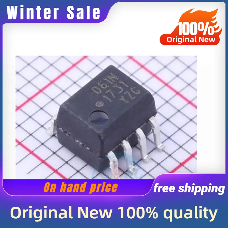 1-200 pces (ic) novo original HCPL-061N sop8 061n componente eletrônico