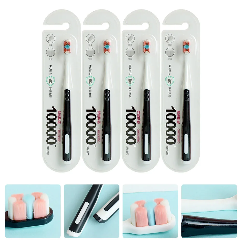 4Pcs Mundpflege Zahnbürste Schwangere Empfindliche Zahnfleisch Weichen Borsten Tiefen Reinigung Mütterlichen Postpartale Zähne Reinigung Zahnbürste