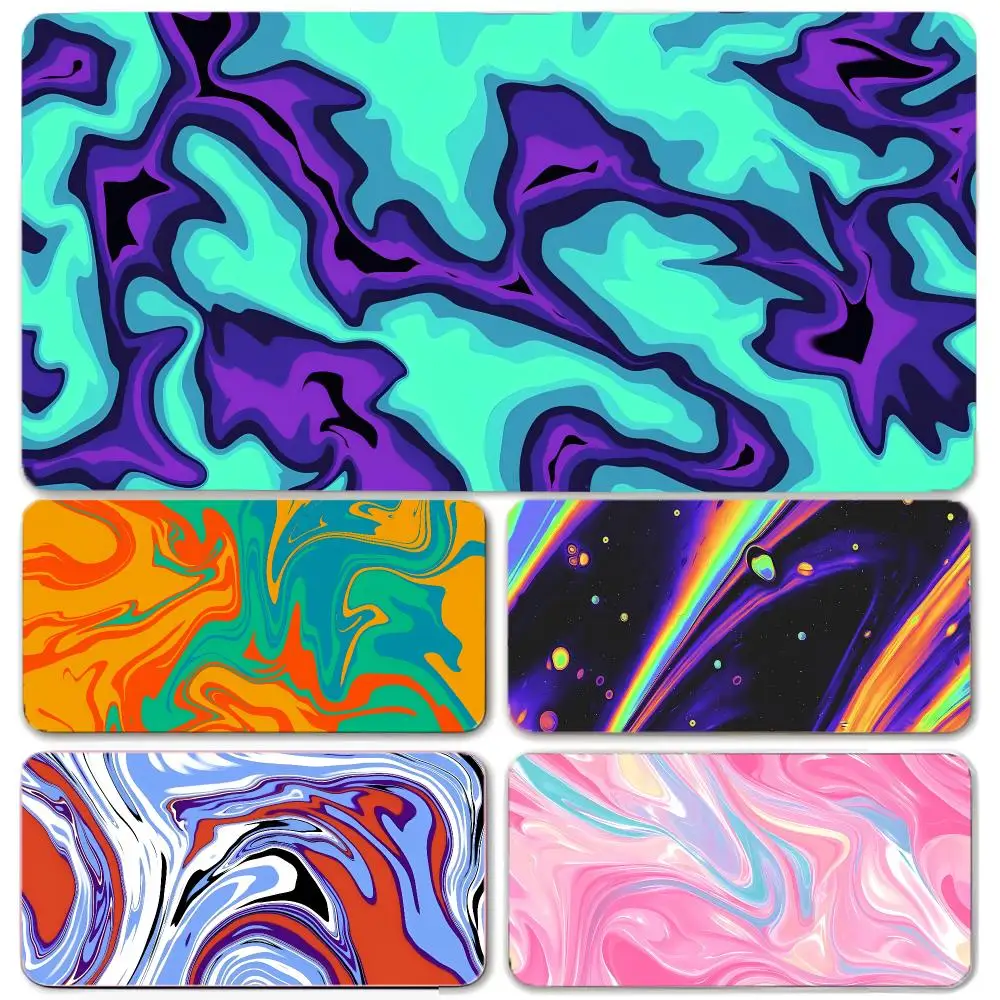 abstract art Strata Liquid Mouse Pad Large Gaming Mousepad with Thick Stitched Edge Non-Slip Desk Mat