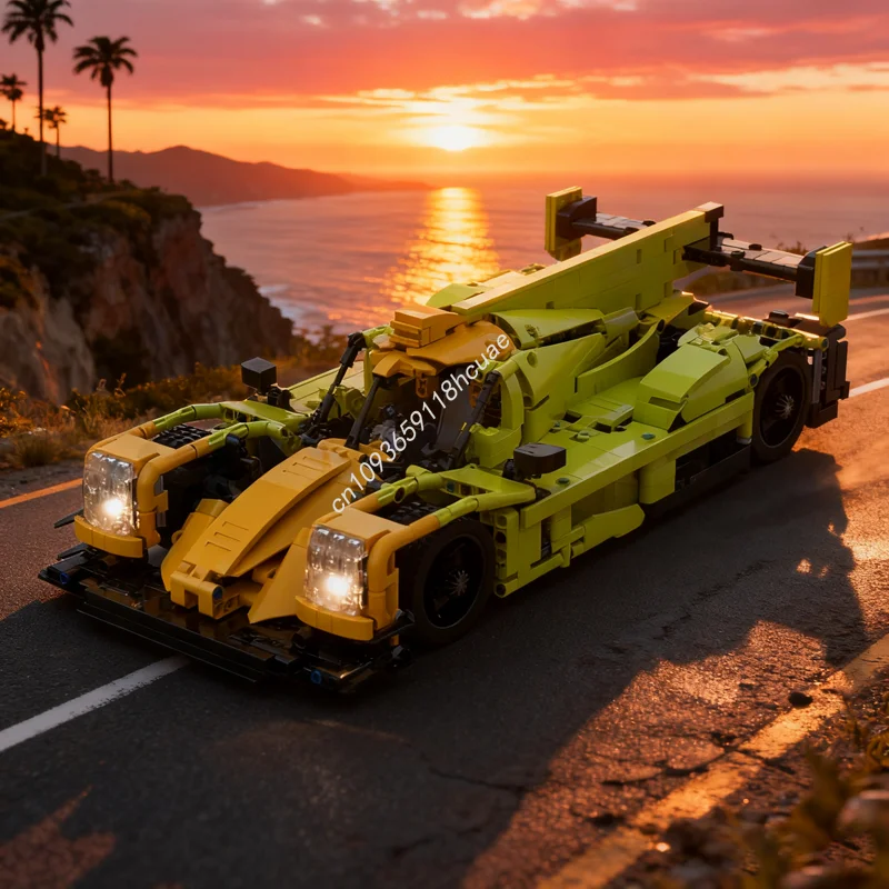 1513 قطعة MOC التقنية Inter Europol Oreca سباق نموذج بناء لعبة كتل العمارة هدية الكريسماس فكرة التعليم الطوب الاطفال #1