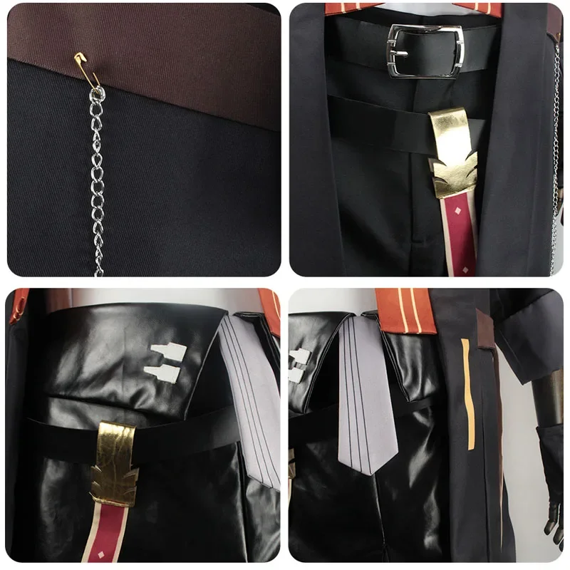 لعبة ستار السكك الحديدية تريل بليزر تأثيري زي للرجال والنساء ، مجموعة كاملة الدعاوى ، شعر مستعار ، ملابس الإناث والذكور