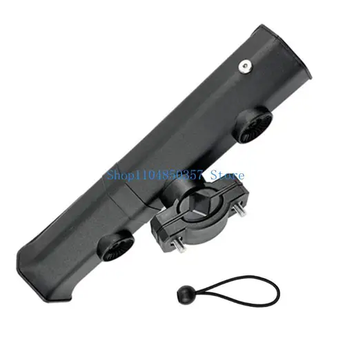 Imagen 2 del producto Soporte de plástico para caña de pescar, soporte de montaje de tubo giratorio portátil, estante para caña de pescar ajustable, accesorios de pesca