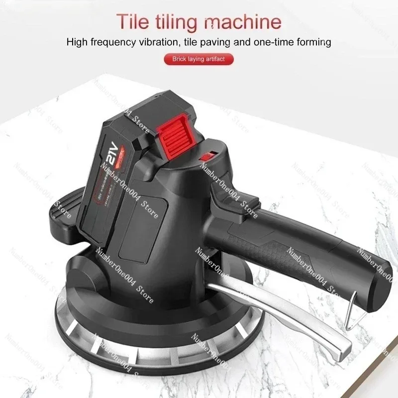 Electric Ceramic Tile Vibrating Suction Cup Portable Ceramic Tile Paver High-power Automatic Floor Laying and Leveling Tool