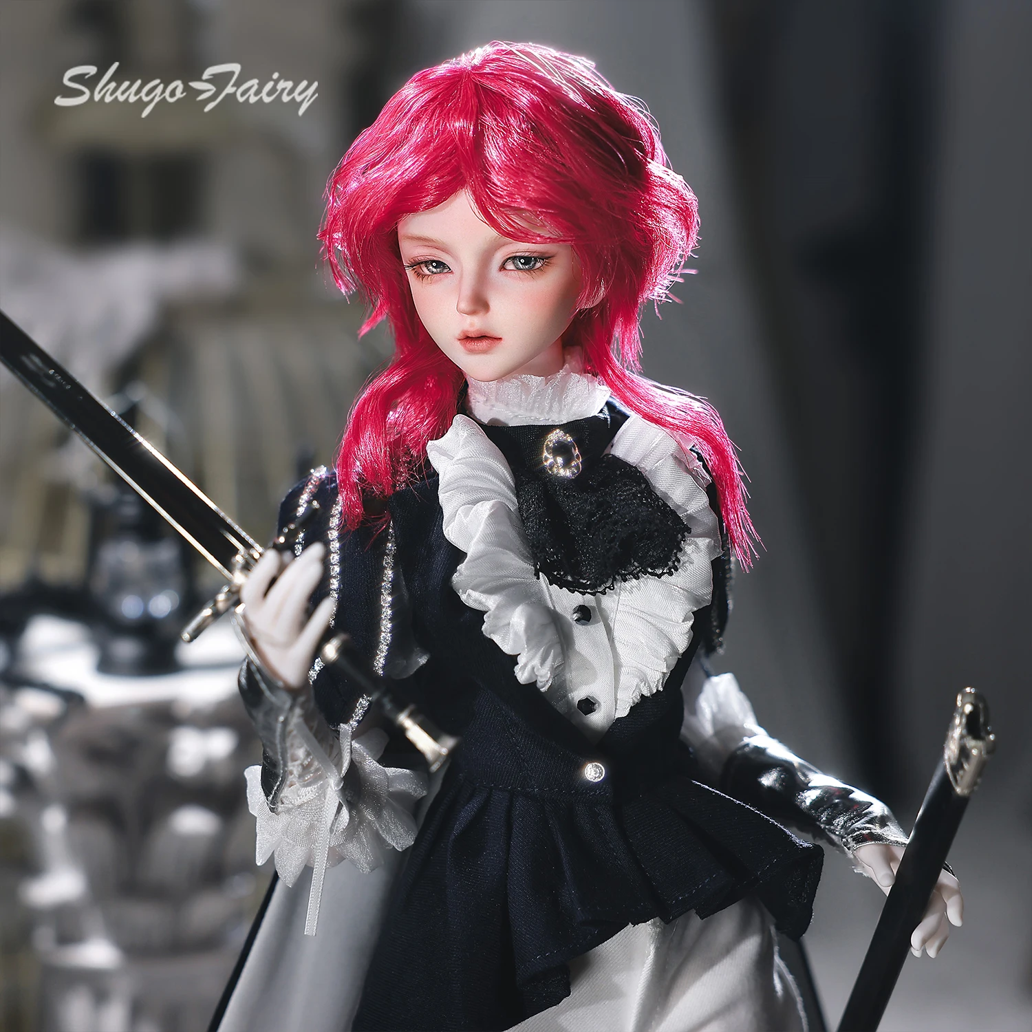 Bjd Doll 1/4 Carmen G Full Set Lady Knight Resin Armor Greaves Action Figure Shuga Fairy Collection Outfit & Accessories