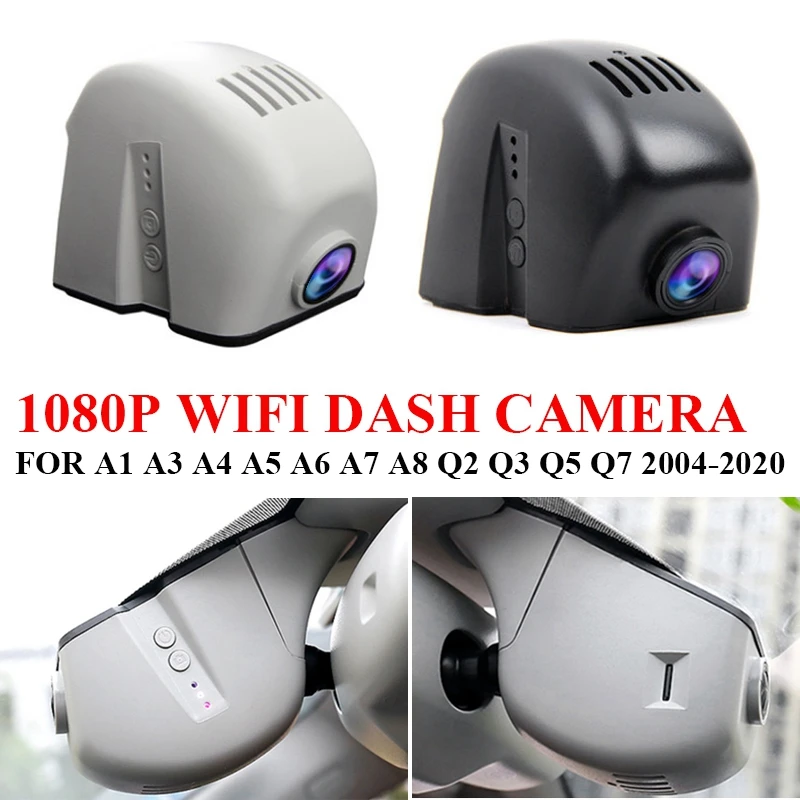 Car DVR 1080P Dual Lens Dash Camera WIFI Video Recorder For  A1 A3 A4 A5 A6 A7 A8 Q2 Q3 Q5 Q7 2004-2020