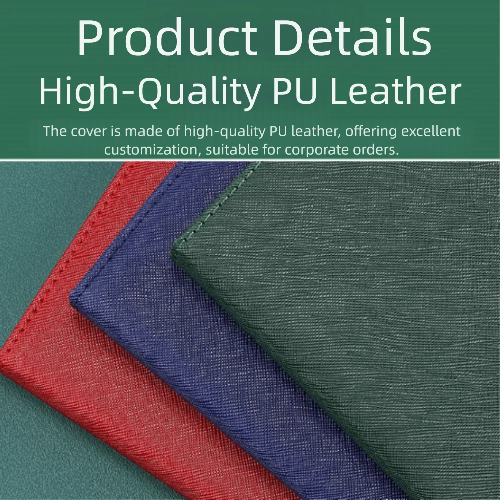 PU Leather Corporate Gifts Set Stylus Pen Refill Set Notebook Pen Set Flash Drive Customized Printing Customized Notebook
