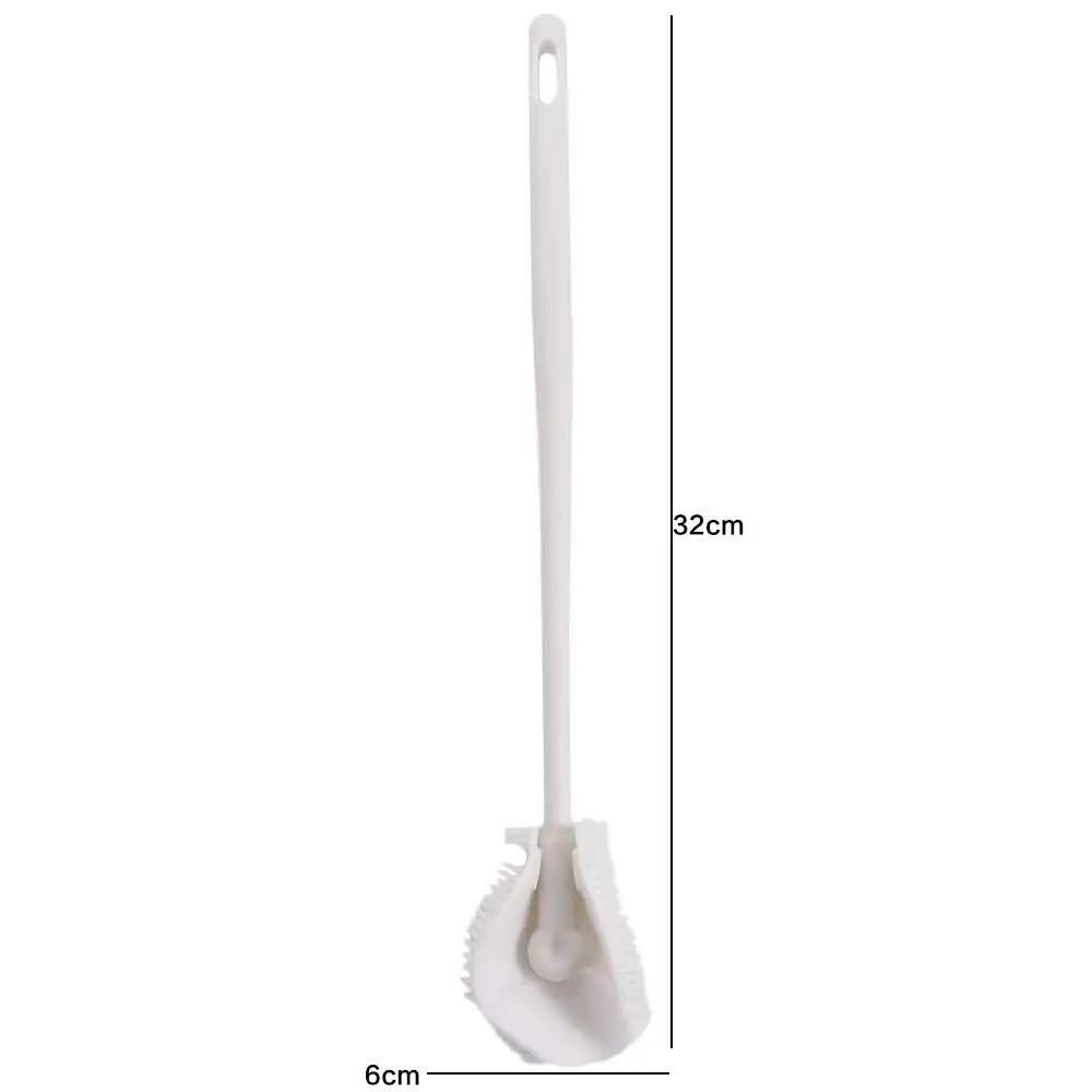 Without Blind Side Soft Head Bottle Brush Water Bottle Cleaner Pacifier Nipple Bottle Cleaning Brush Silicone Handheld