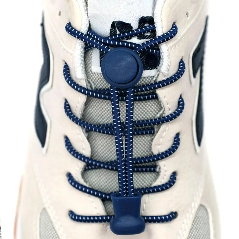 

1 комплект эластичных шнурков, эластичные противоскользящие шнурки со свободной завязкой, эластичные шнурки с круглым замком, шнурки для быстрой ходьбы, аксессуары для обуви