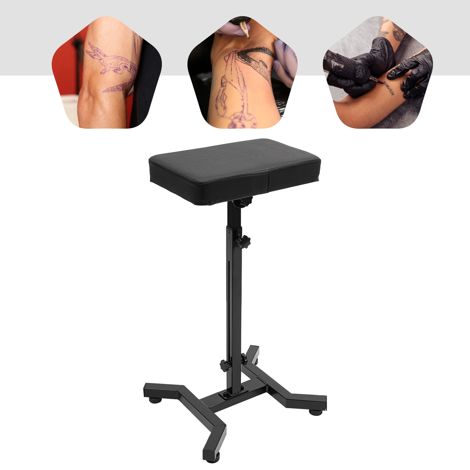 Tattoo Armrest Stand Heavy Duty Tattoo Holder For Tattoo Adjustable Height Angle 27.56-38.98inch